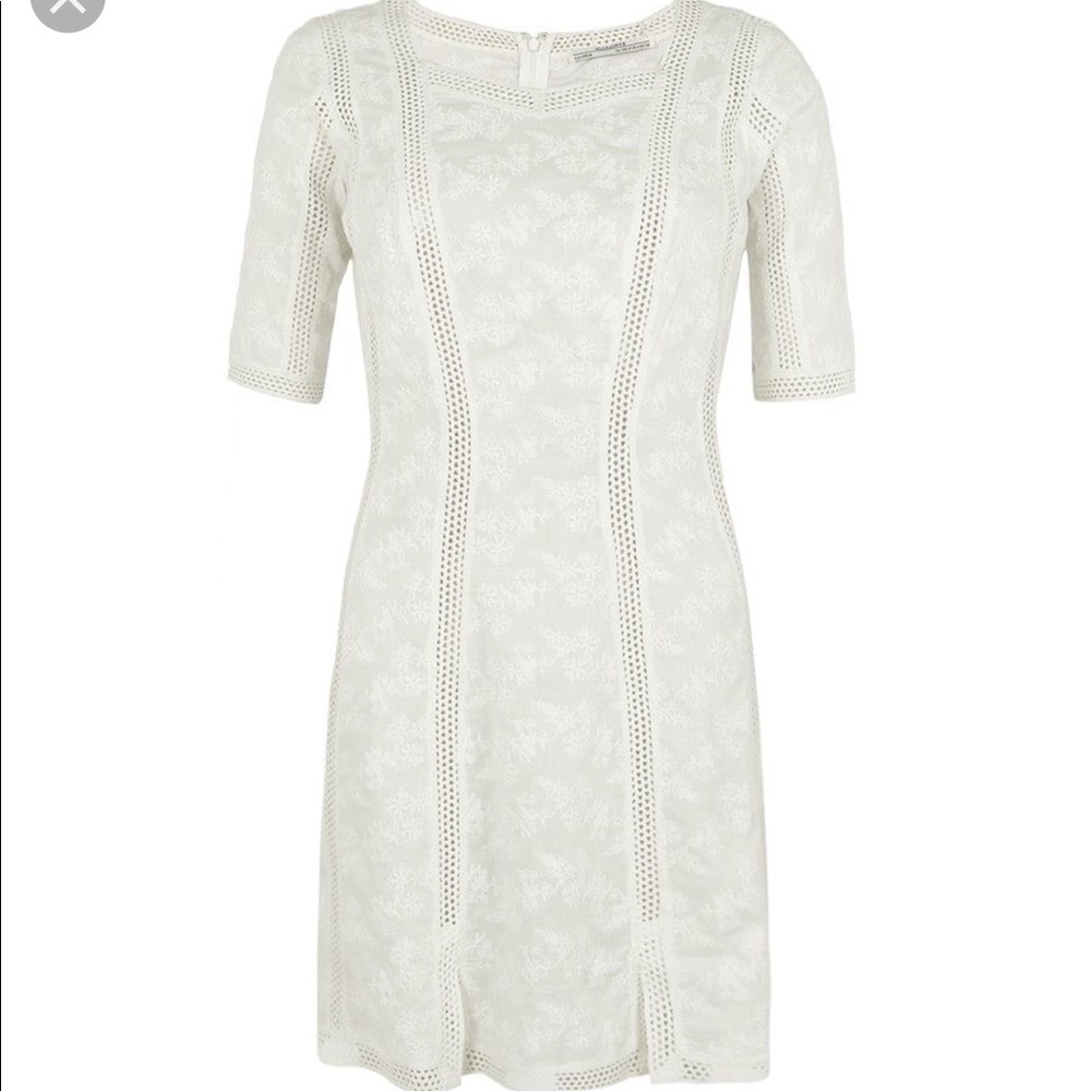 All Saints white eyelet dress